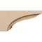 Ekena Millwork 10"W x 20"D x 10"H Wide Helena Rough Cedar Woodgrain TimberThane Corbel, Primed Tan CORUR10X20X10HELRCPR - alternate 6